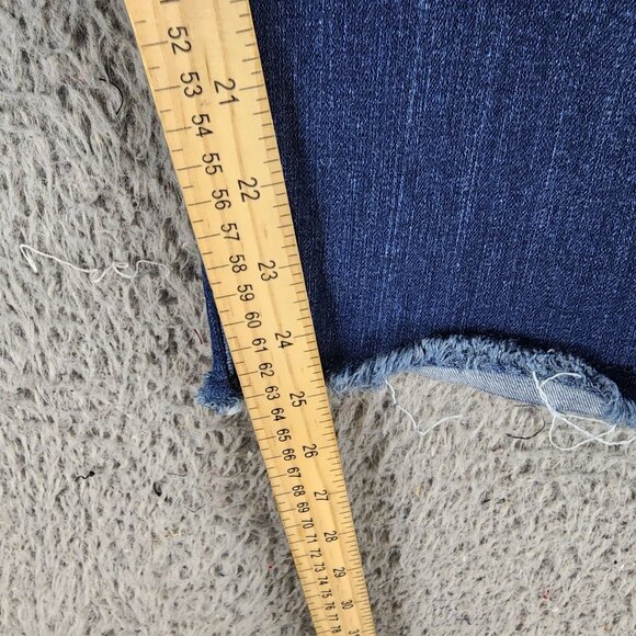 RFM Jeans Womens 18 Blue Stretch High Rise Capri *GUC* - Picture 6 of 15
